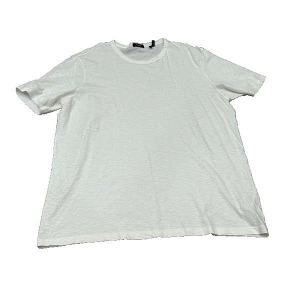 Theory Womens T-Shirts Short Sleeve Crew Neck Lightweight Cotton White Size XXL - Picture 1 of 8